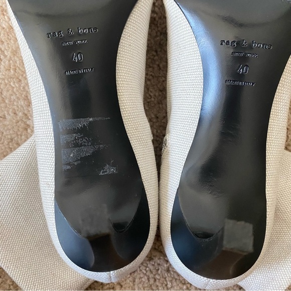 rag & bone | Women's Beha Stretch Booties Ecru Size EU 40 - Picture 8 of 13